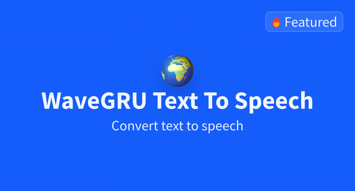 WaveGRU Text To Speech