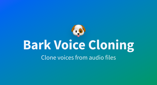 Bark Voice Cloning