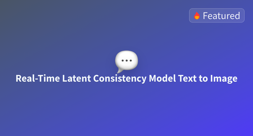 Real-Time Latent Consistency Model Text to Image