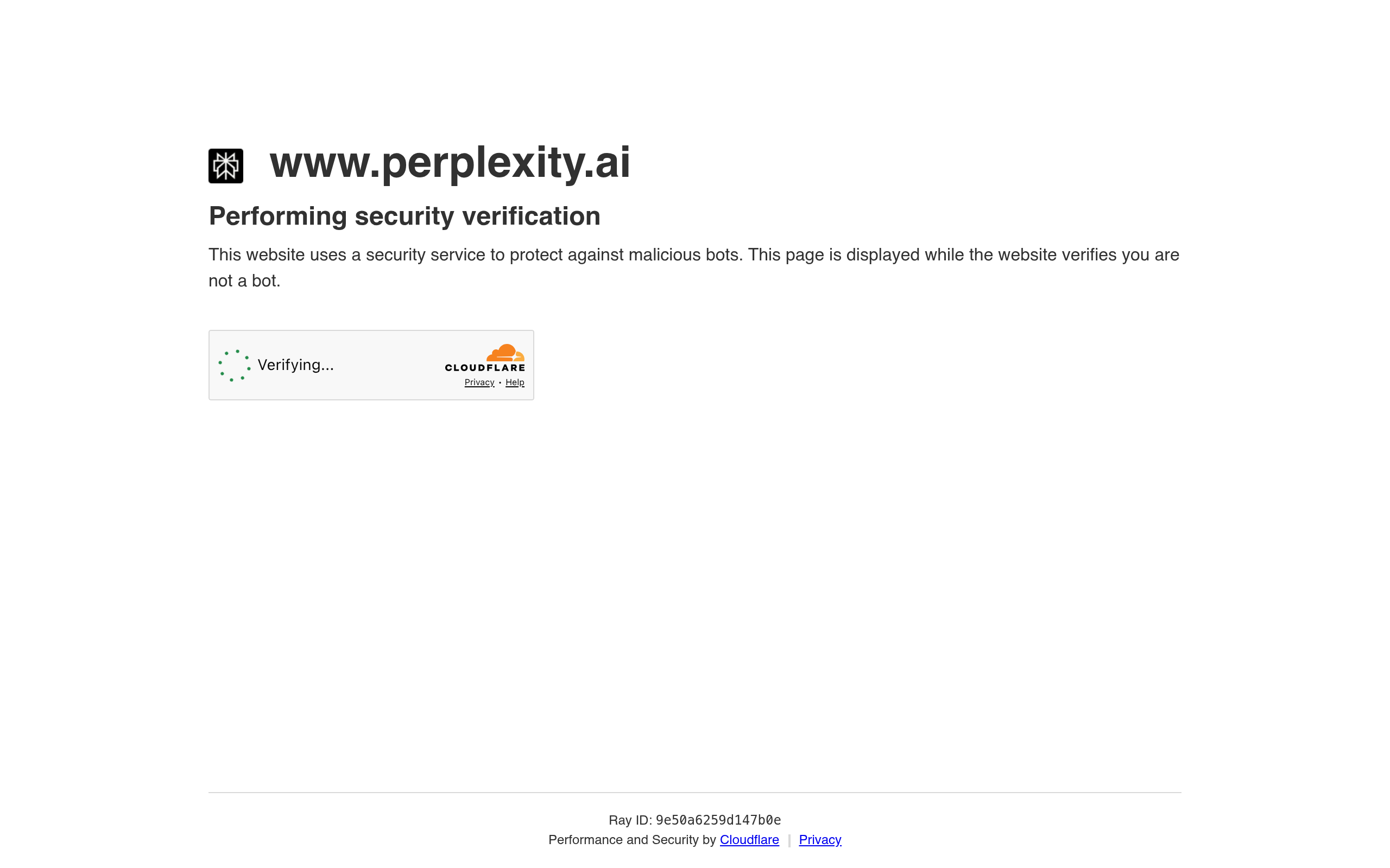 Perplexity AI Screenshot